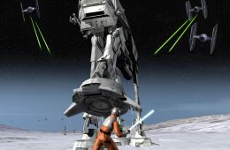 Скриншот из игры «Star Wars: Rogue Squadron III - Rebel Strike»