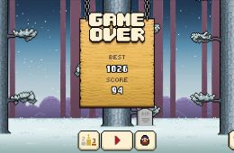 Скриншот из игры «Timberman»