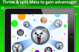 Скриншот из игры «Agar.io»