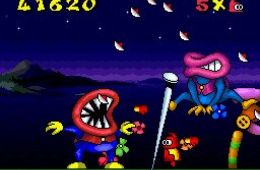 Скриншот из игры «Plok»