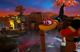 Скриншот из игры «Snake Pass»