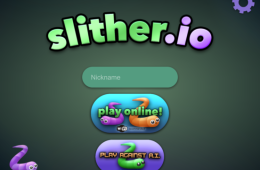 Скриншот из игры «Slither.io»