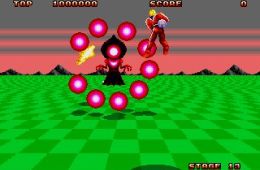 Скриншот из игры «Space Harrier II»