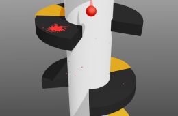 Скриншот из игры «Helix Jump»