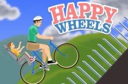 Скриншот из игры «Happy Wheels»