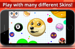 Скриншот из игры «Agar.io»