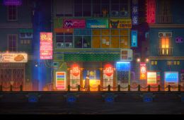 Скриншот из игры «Tales of the Neon Sea»