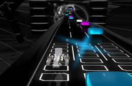 Скриншот из игры «Audiosurf»