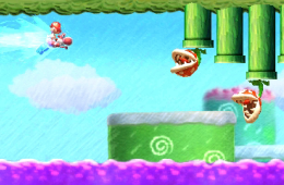 Скриншот из игры «Yoshi's New Island»