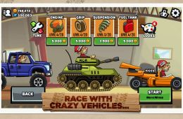 Скриншот из игры «Hill Climb Racing 2»