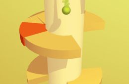 Скриншот из игры «Helix Jump»