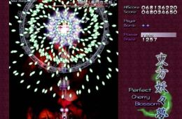 Скриншот из игры «Touhou Youyoumu: Perfect Cherry Blossom»