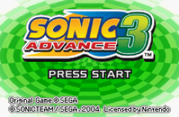 Скриншот из игры «Sonic Advance 3»