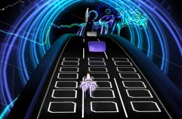 Скриншот из игры «Audiosurf»