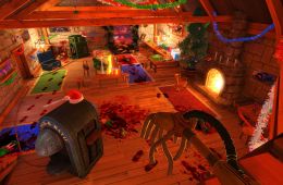 Скриншот из игры «Viscera Cleanup Detail: Santa's Rampage»