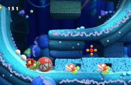 Скриншот из игры «Yoshi's Woolly World»