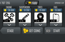 Скриншот из игры «Hill Climb Racing»