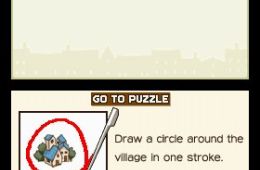 Скриншот из игры «Professor Layton and the Curious Village»