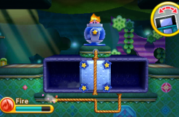 Скриншот из игры «Kirby Triple Deluxe»