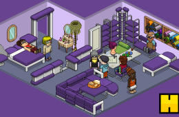Скриншот из игры «Habbo»