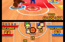 Скриншот из игры «Mario Hoops 3-on-3»