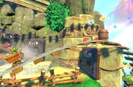 Скриншот из игры «Yooka-Laylee»