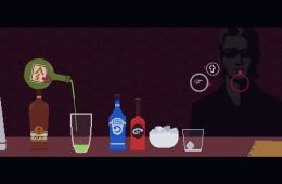 Скриншот из игры «The Red Strings Club»