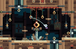 Скриншот из игры «Flinthook»