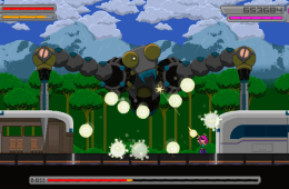 Скриншот из игры «Bleed»