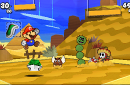 Скриншот из игры «Paper Mario: Sticker Star»