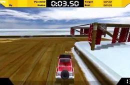 Скриншот из игры «TrackMania»