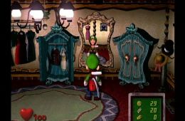 Скриншот из игры «Luigi's Mansion»