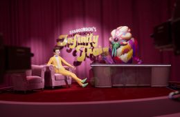 Скриншот из игры «The Artful Escape»