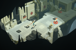 Скриншот из игры «Lara Croft GO»