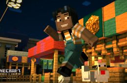 Скриншот из игры «Minecraft: Story Mode»