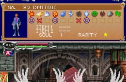 Скриншот из игры «Castlevania: Dawn of Sorrow»