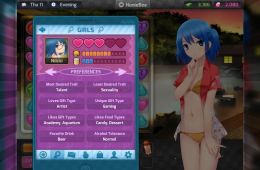 Скриншот из игры «HuniePop»