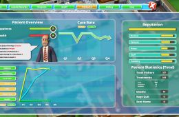 Скриншот из игры «Two Point Hospital»