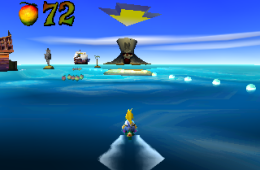 Скриншот из игры «Crash Bandicoot: Warped»