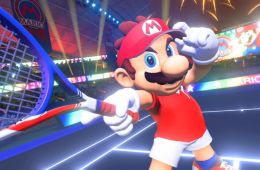 Скриншот из игры «Mario Tennis Aces»