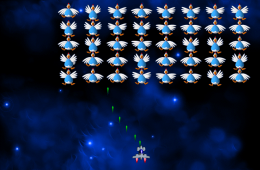 Скриншот из игры «Chicken Invaders»