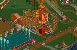 Скриншот из игры «RollerCoaster Tycoon 2»