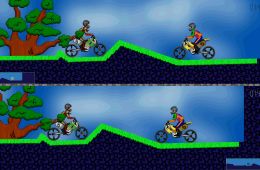 Скриншот из игры «Elasto Mania»