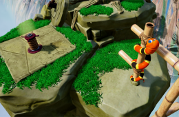 Скриншот из игры «Snake Pass»