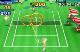 Скриншот из игры «Mario Tennis Open»