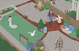Скриншот из игры «Untitled Goose Game»