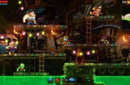 Скриншот из игры «SteamWorld Dig 2»