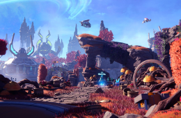 Скриншот из игры «Ratchet & Clank: Rift Apart»