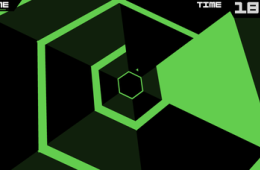 Скриншот из игры «Super Hexagon»