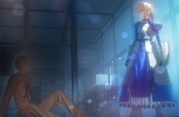 Скриншот из игры «Fate/Stay Night»